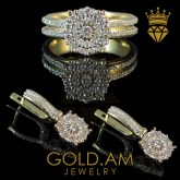 14K Gold Set jewelry voskya kompektner zolotiye komplekti  kupit online gold buy online voskya zarderi internet vacharq xanut (5)